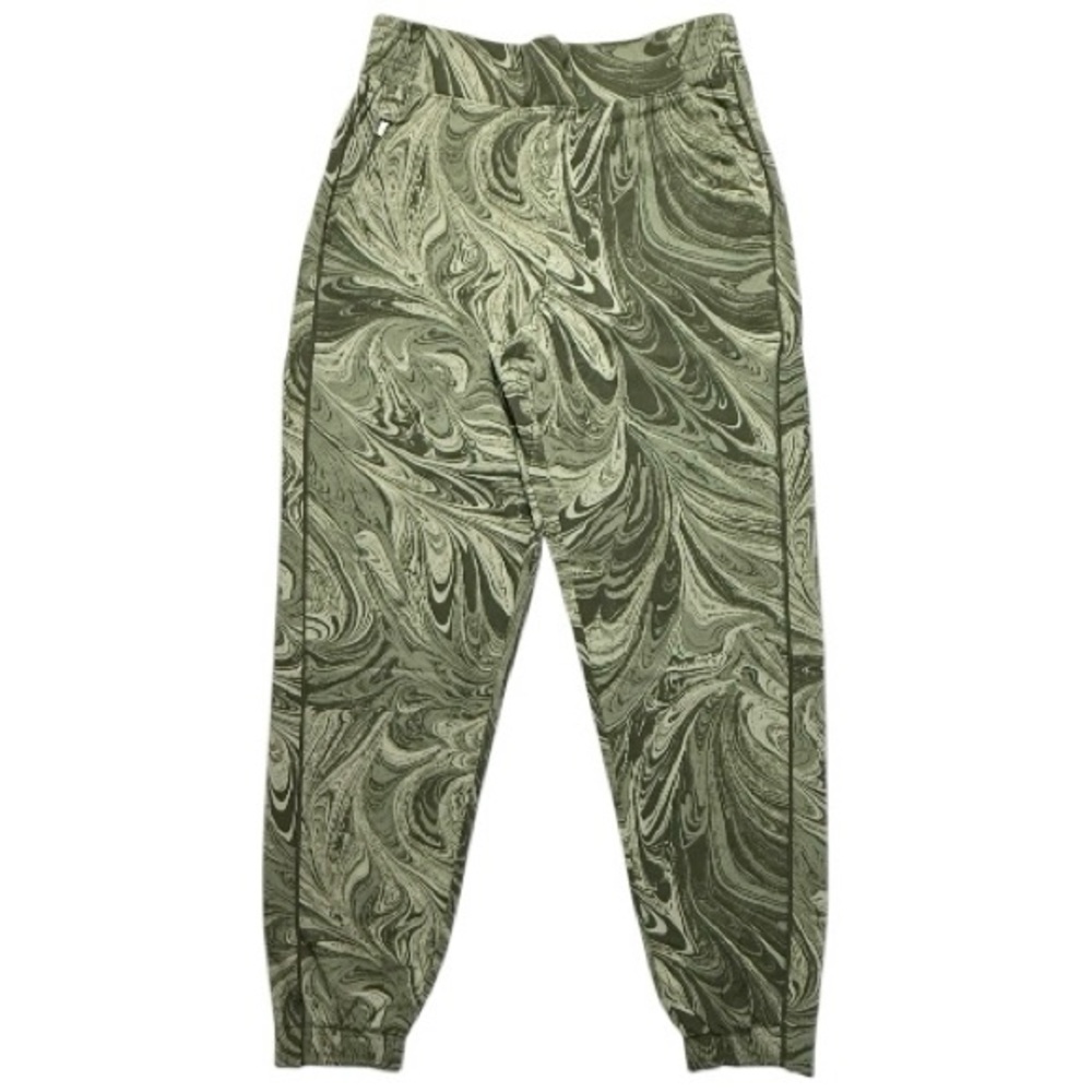 Athleta Brooklyn Camo Marble Swirl Jogger Pants Green Size 2 XS EUC 🌿✨